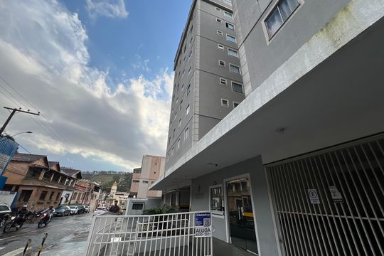 Fachada do Condomínio de apartamento para alugar com 2 quartos, 45m² em Borboleta, Juiz de Fora