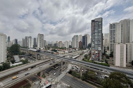 Vista de kitnet/studio à venda com 1 quarto, 36m² em Brooklin, São Paulo