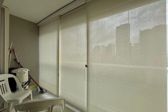 Sacada de kitnet/studio à venda com 1 quarto, 36m² em Brooklin, São Paulo