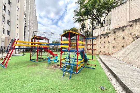 Área comum - Playground de apartamento para alugar com 2 quartos, 42m² em Jardim Brasilia, São Paulo