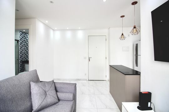 Sala de apartamento para alugar com 2 quartos, 42m² em Jardim Brasilia, São Paulo