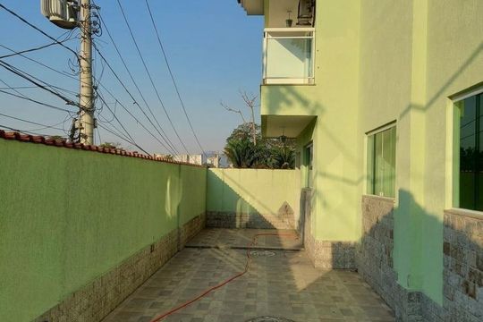 Área externa de casa de condomínio à venda com 3 quartos, 150m² em Taquara, Rio de Janeiro