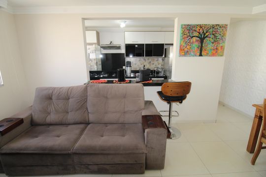 Sala de apartamento para alugar com 2 quartos, 50m² em Vila Tesouro, São José dos Campos