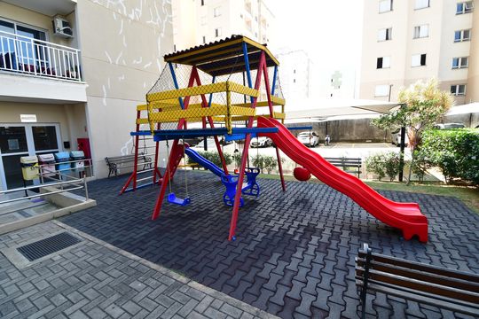 Área comum - Playground de apartamento para alugar com 2 quartos, 57m² em Vila Ipe, Hortolândia