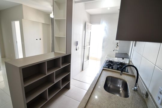 Cozinha de apartamento para alugar com 2 quartos, 57m² em Vila Ipe, Hortolândia
