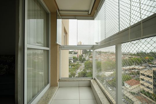 Varanda da Sala de apartamento à venda com 2 quartos, 55m² em Santa Maria, Santo André