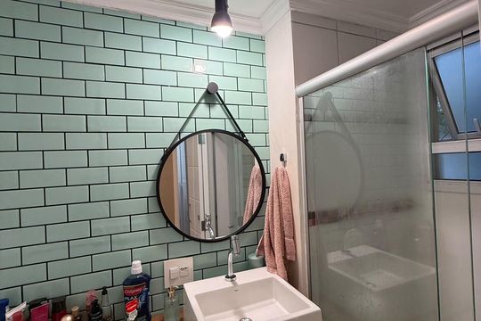 Banheiro de apartamento à venda com 2 quartos, 48m² em Mooca, São Paulo