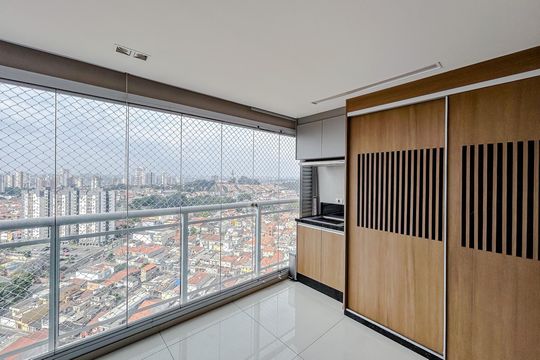 Varanda de apartamento para alugar com 2 quartos, 56m² em Jardim Analia Franco, São Paulo