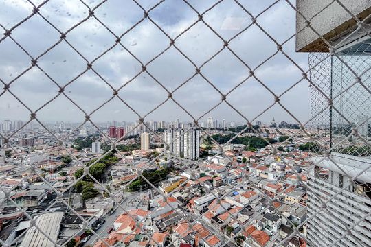 Vista do Quarto 1 de apartamento para alugar com 2 quartos, 56m² em Jardim Analia Franco, São Paulo