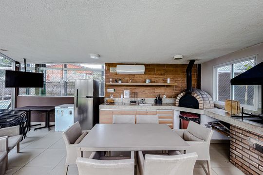 Área comum - Churrasqueira de apartamento para alugar com 2 quartos, 56m² em Jardim Analia Franco, São Paulo