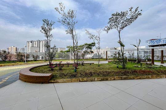 Área comum de apartamento para alugar com 2 quartos, 56m² em Jardim Analia Franco, São Paulo