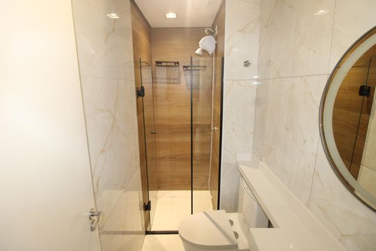 Banheiro de apartamento para alugar com 1 quarto, 60m² em Cidade Antônio Estêvão de Carvalho, São Paulo