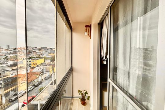 Varanda de apartamento à venda com 2 quartos, 50m² em Burgo Paulista, São Paulo