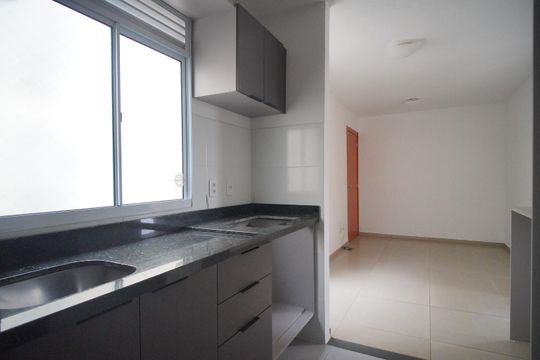 Cozinha de apartamento para alugar com 2 quartos, 44m² em Santos Dumont, São Leopoldo