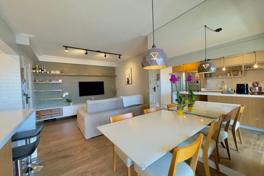 Sala de Jantar de apartamento à venda com 2 quartos, 70m² em Vila Augusta, Guarulhos