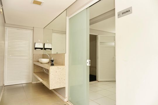 Área comum - Sauna de apartamento à venda com 4 quartos, 123m² em Buritis, Belo Horizonte