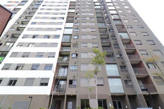Fachada do bloco de apartamento à venda com 2 quartos, 47m² em Jardim Marajoara, São Paulo