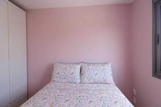 Quarto 1 de apartamento à venda com 2 quartos, 47m² em Jardim Marajoara, São Paulo