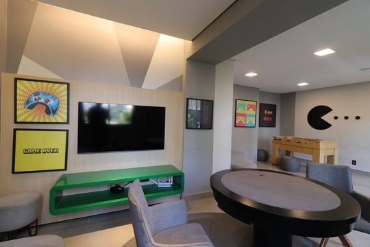 Sala de Jogos de apartamento à venda com 2 quartos, 47m² em Jardim Marajoara, São Paulo