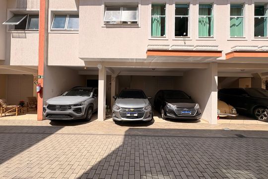 Garagem de casa de condomínio à venda com 3 quartos, 135m² em Vila América, Santo André