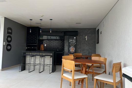 Área comum - Churrasqueira de apartamento para alugar com 2 quartos, 60m² em Teixeiras, Juiz de Fora