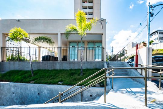 Área comum - Salão de festas de apartamento para alugar com 2 quartos, 46m² em Braúnas, Belo Horizonte