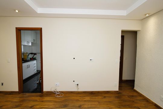 Sala de apartamento para alugar com 3 quartos, 65m² em Salgado Filho, Belo Horizonte