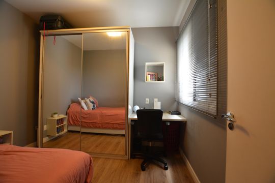 QUARTO 1  de apartamento à venda com 3 quartos, 109m² em Jardim Cláudia, São Paulo