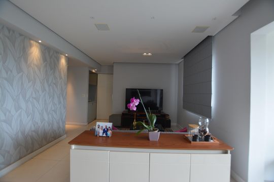 SALA de apartamento à venda com 3 quartos, 109m² em Jardim Cláudia, São Paulo