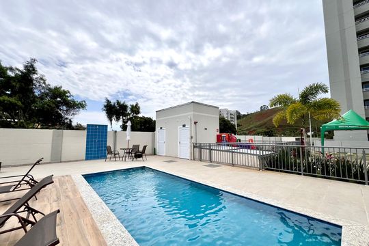 Área comum - Piscina de apartamento para alugar com 2 quartos, 46m² em Aeroporto, Juiz de Fora