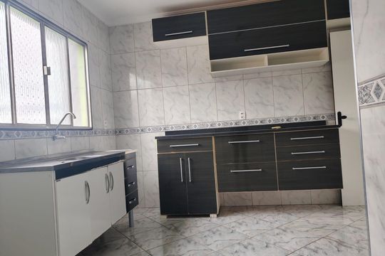 Cozinha de apartamento para alugar com 2 quartos, 92m² em Além Ponte, Sorocaba