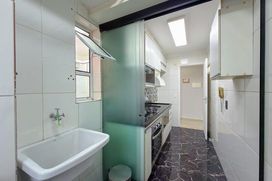 Área de serviço de apartamento à venda com 2 quartos, 50m² em Parque Boturussu, São Paulo