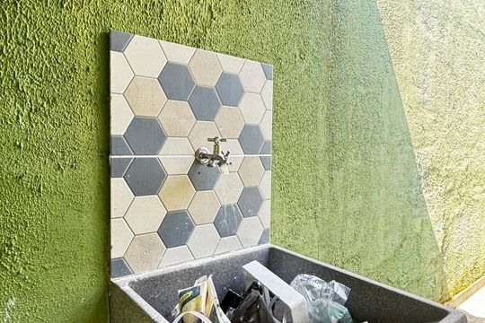 Quintal - Area de Serviço de casa para alugar com 3 quartos, 55m² em Jardim Utinga, Santo André