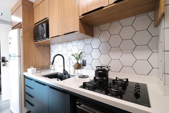 Cozinha de apartamento à venda com 2 quartos, 36m² em Socorro, São Paulo