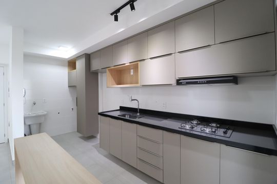 Cozinha de apartamento para alugar com 3 quartos, 96m² em Gávea, Uberlândia