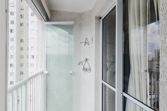 Varanda da Sala de apartamento à venda com 1 quarto, 42m² em Vila Itapegica, Guarulhos