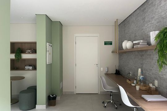Área comum de apartamento para alugar com 2 quartos, 32m² em Barra Funda, São Paulo