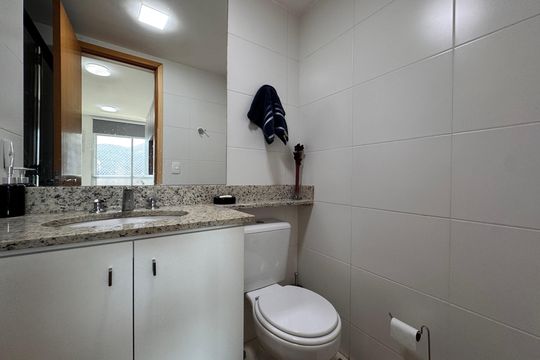 Suíte - Banheiro de apartamento à venda com 2 quartos, 139m² em Recreio dos Bandeirantes, Rio de Janeiro