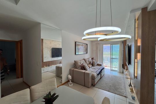 Sala de apartamento à venda com 2 quartos, 139m² em Recreio dos Bandeirantes, Rio de Janeiro