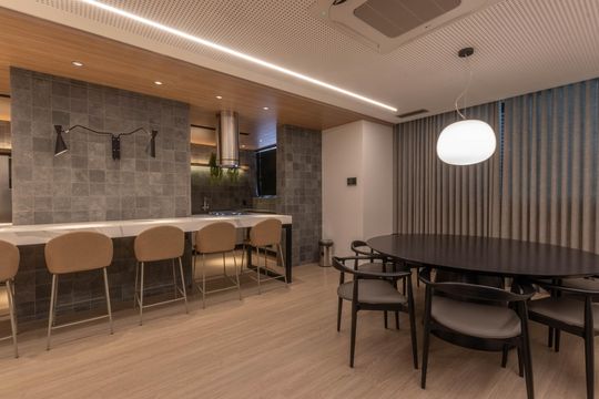 Área comum - Salão de festas de apartamento à venda com 2 quartos, 64m² em Barro Preto, Belo Horizonte