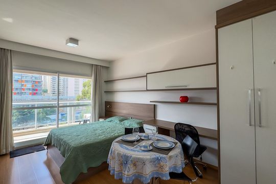 Kitnet/Studio à venda com 1 quarto, 38m² em Brooklin, São Paulo