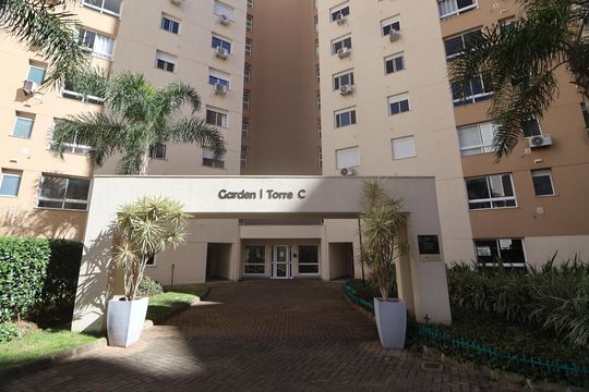 Fachada do bloco de apartamento para alugar com 2 quartos, 61m² em Marechal Rondon, Canoas