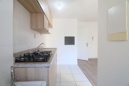 Cozinha - Armários de apartamento para alugar com 2 quartos, 61m² em Marechal Rondon, Canoas