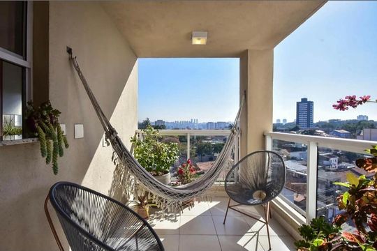 Varanda de apartamento à venda com 2 quartos, 67m² em Super Quadra Morumbi, São Paulo