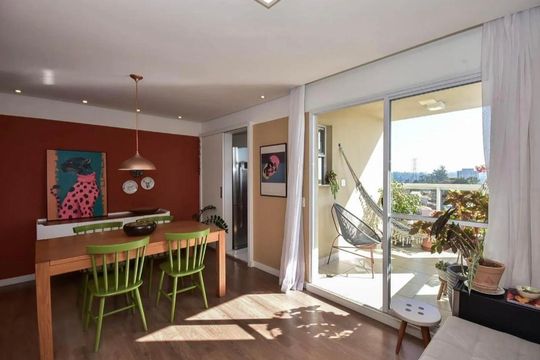 Sala de apartamento à venda com 2 quartos, 67m² em Super Quadra Morumbi, São Paulo