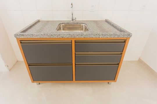 Cozinha de apartamento para alugar com 2 quartos, 44m² em Socorro, São Paulo