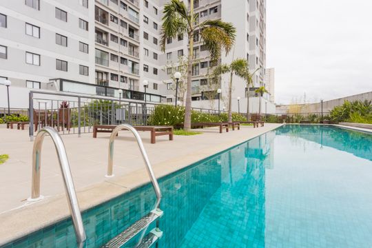 Área comum - Piscina de apartamento para alugar com 2 quartos, 44m² em Socorro, São Paulo