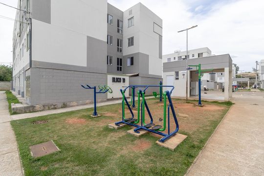 Área comum de apartamento para alugar com 2 quartos, 48m² em Centro, Ribeirão das Neves