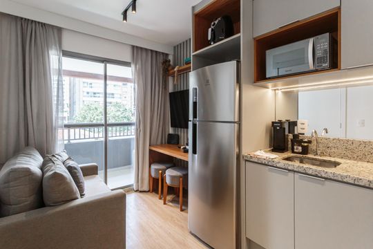 Apartamento à venda com 1 quarto, 25m² em Vila Nova Conceição, São Paulo