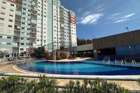 Área comum - Piscina de apartamento para alugar com 2 quartos, 57m² em Parque Viana, Barueri